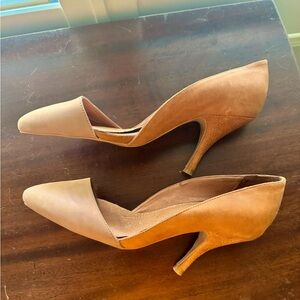 Free People Brown Jeffrey Campbell Leather Pumps Stiletto Heels